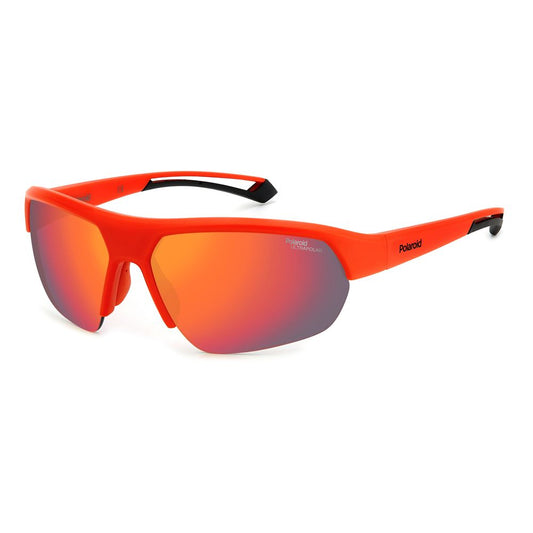 Polaroid Sonnenbrille aus rotem Harz