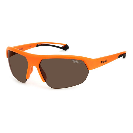 Polaroid Sonnenbrille aus orangefarbenem Harz