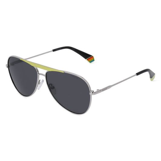 Polaroid Sonnenbrille aus gelbem Metall