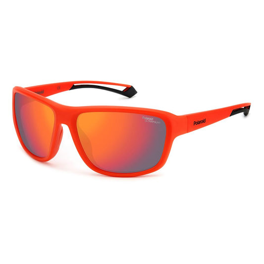 Polaroid Sonnenbrille aus rotem Harz