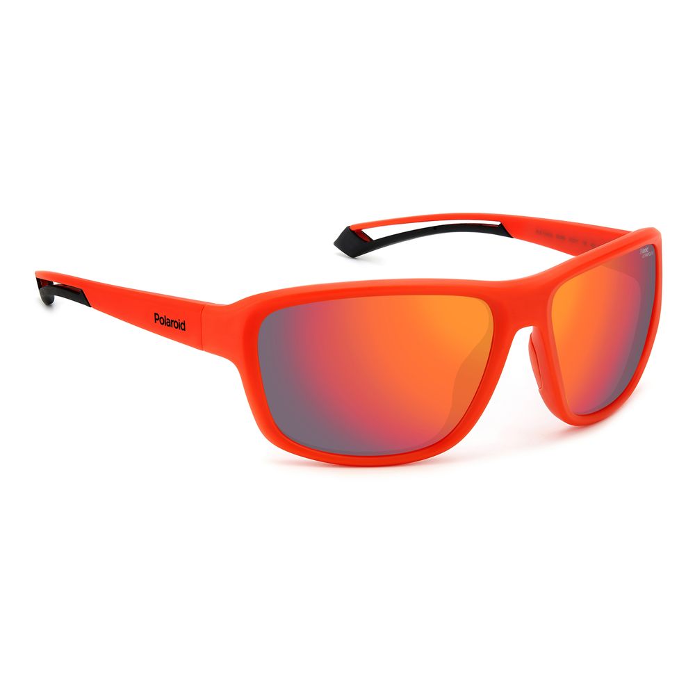Polaroid Sonnenbrille aus rotem Harz