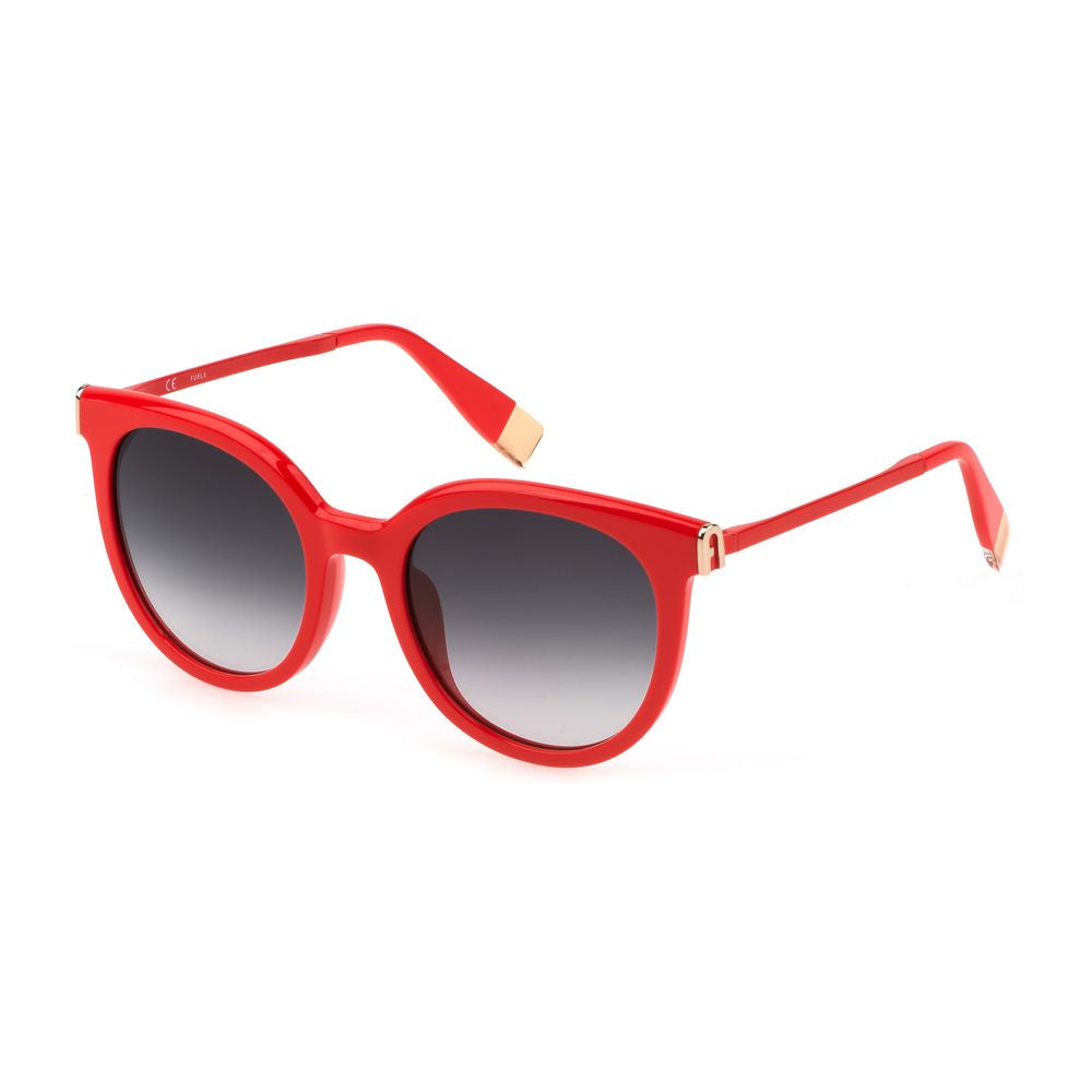 Furla – Orangefarbene Acetat-Sonnenbrille