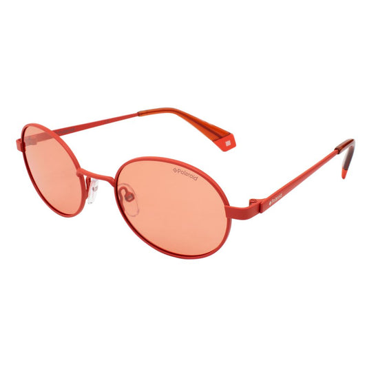 Orangefarbene Sonnenbrille aus Metall von Polaroid