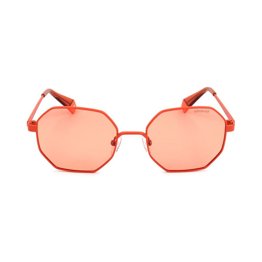 Polaroid Orange Metall-Sonnenbrille
