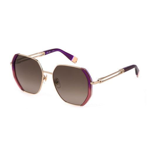 Furla Mehrfarbige Sonnenbrille aus Metall