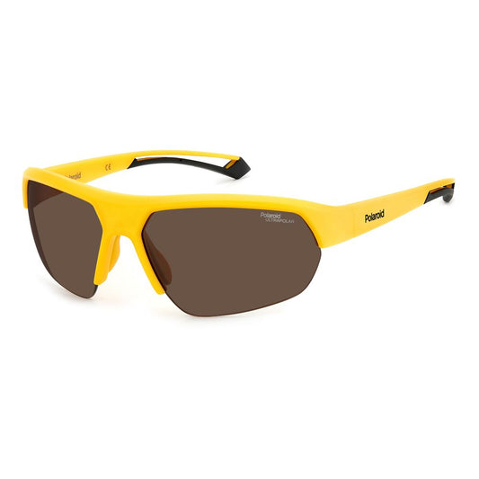 Polaroid Sonnenbrille aus gelbem Harz