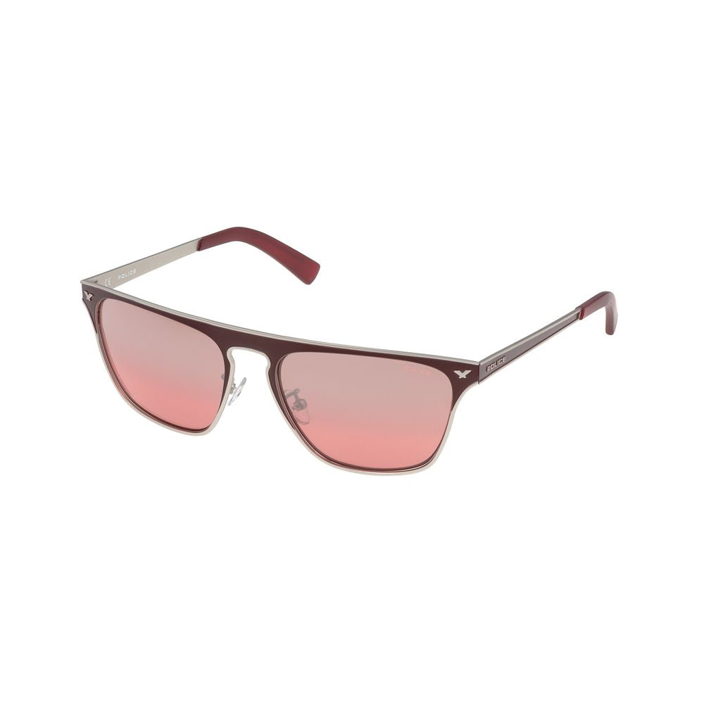 Police Sonnenbrille aus grauem Metall