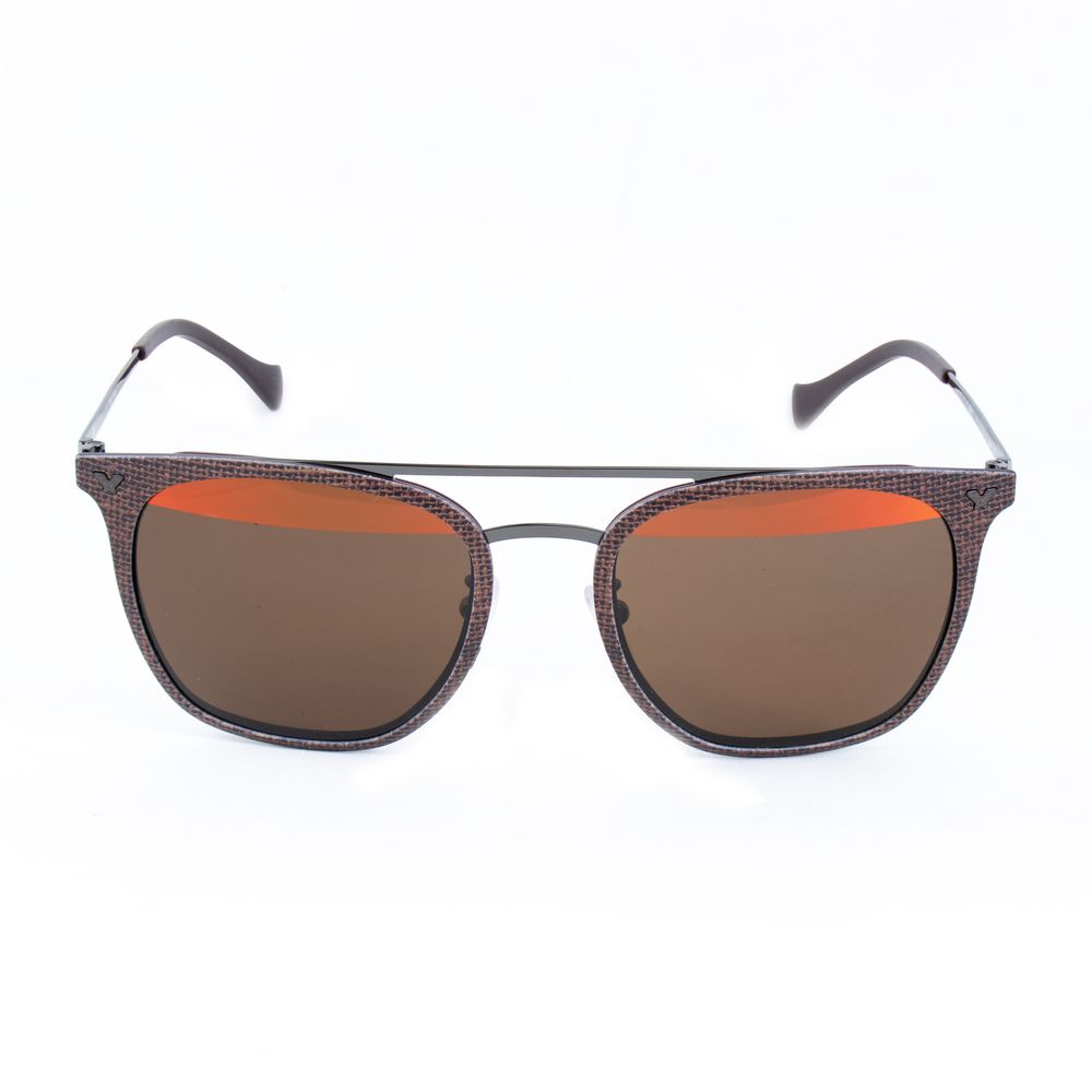 Police Sonnenbrille aus braunem Metall
