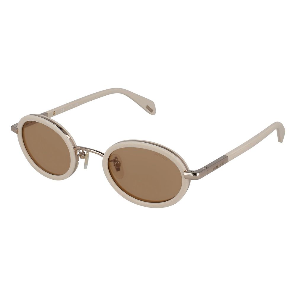Police – Sonnenbrille aus kombiniertem Metall in Gold