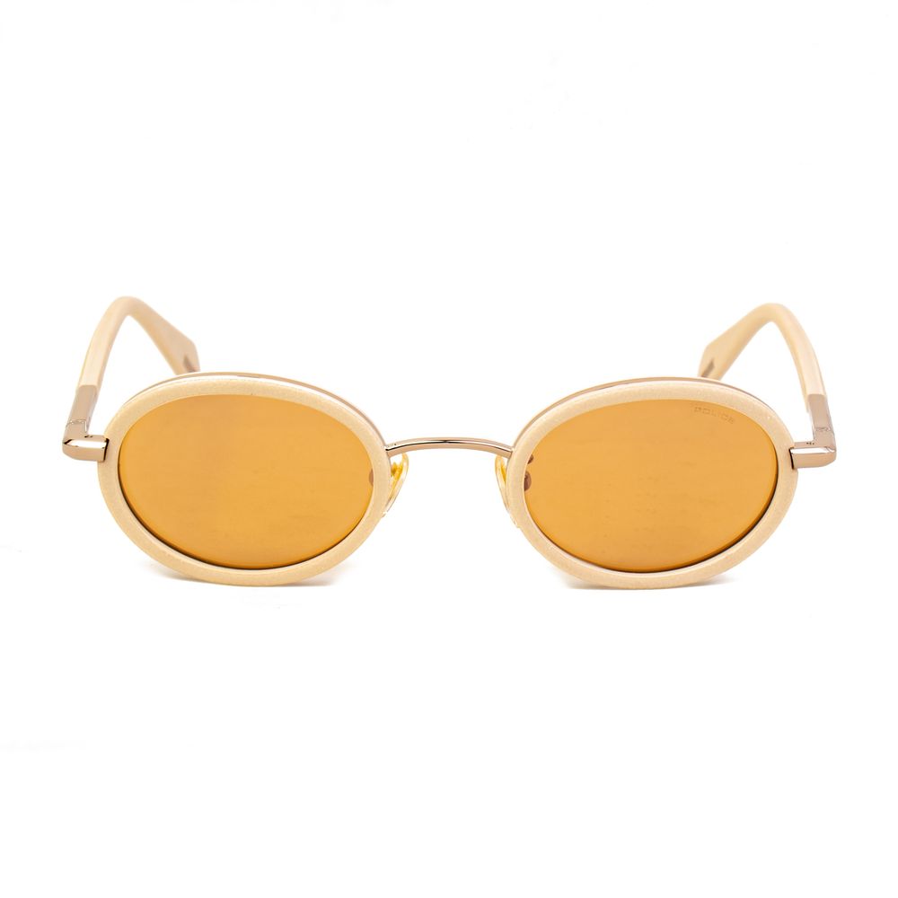 Police – Sonnenbrille aus kombiniertem Metall in Gold