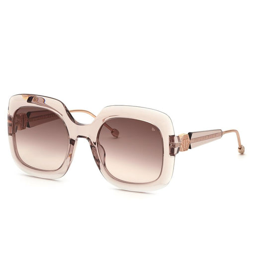 Philipp Plein – Beige Acetat-Sonnenbrille