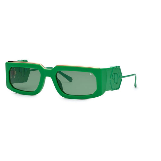 Philipp Plein – Grüne Acetat-Sonnenbrille