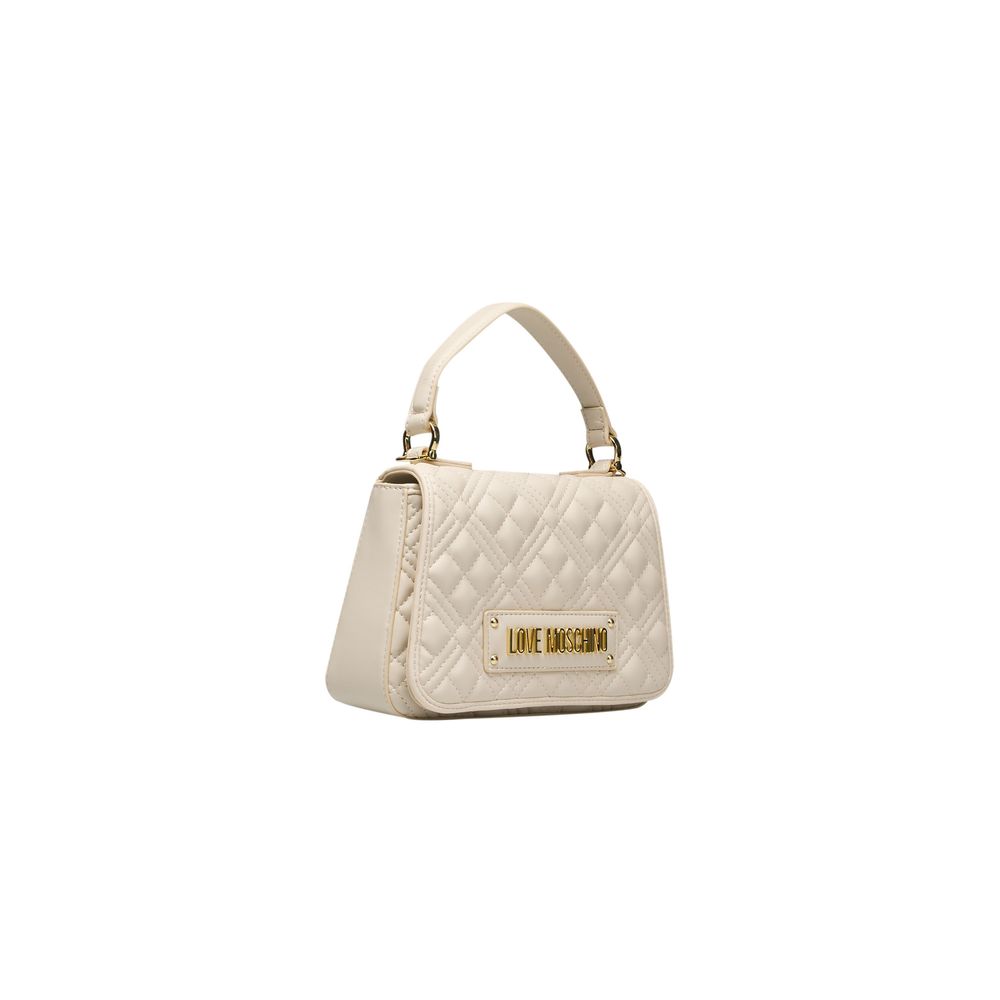 Love Moschino Beige Polyethylene Women Handbag