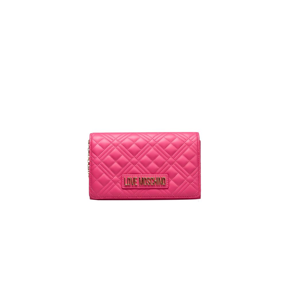 Love Moschino Fuchsia Polyethylene Women Crossbody Bag