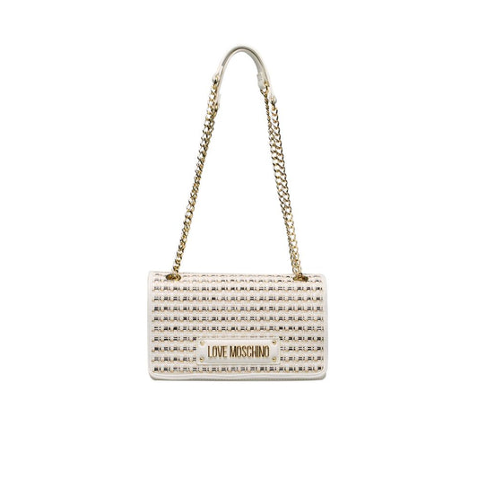 Love Moschino White Polyethylene Women Crossbody Bag