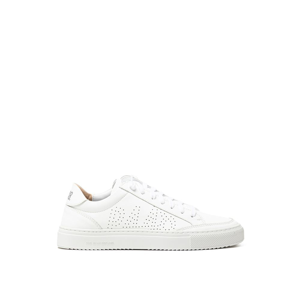 P448 White Leather Sneaker