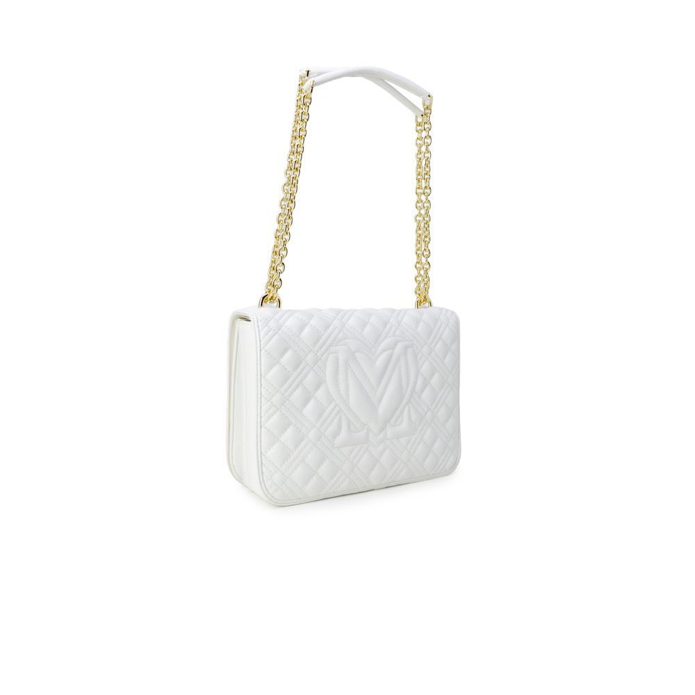 Love Moschino White Polyethylene Handbag