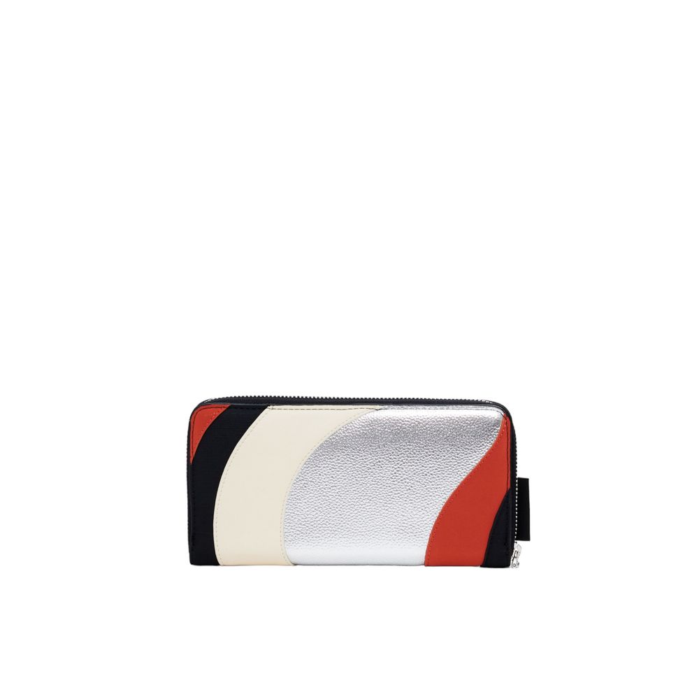 Desigual Silver Polyethylene Wallet