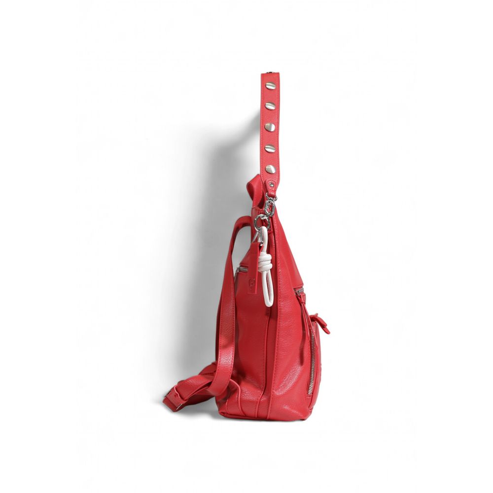 Desigual Red Polyethylene Backpack