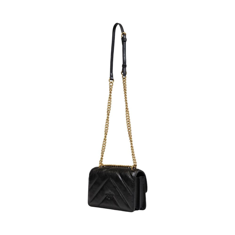 PINKO Black Leather Handbag