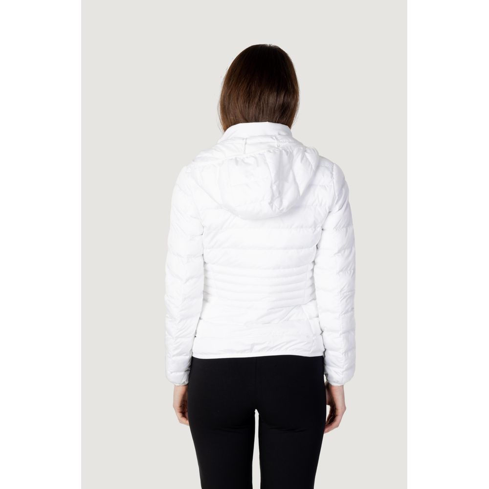 EA7 Emporio Armani White Polyester Jackets & Coat