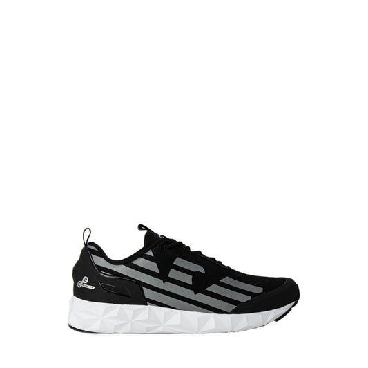 EA7 Emporio Armani Black Polyester Sneaker