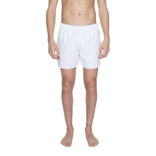 EA7 Emporio Armani White Polyester Swimwear