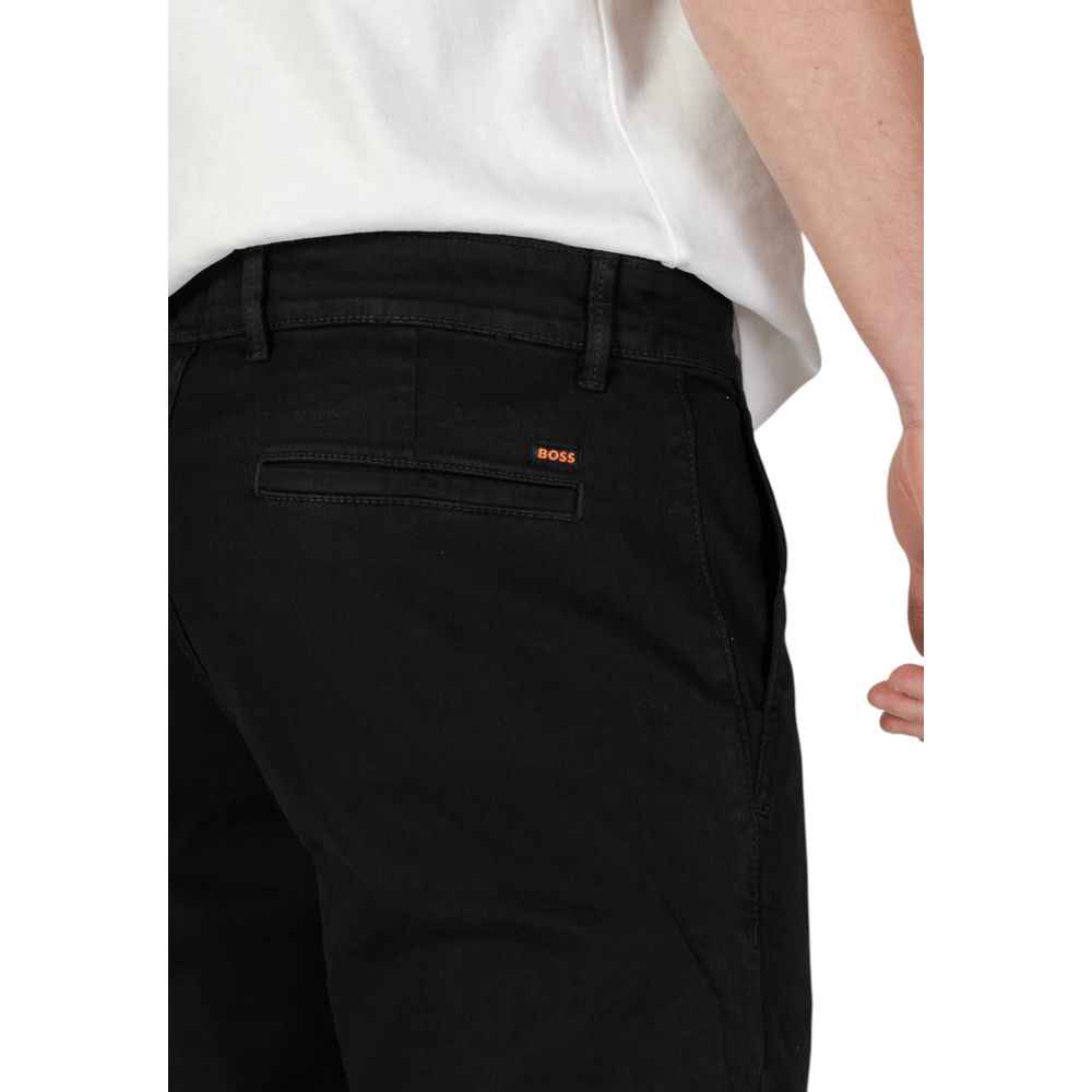 Hugo Boss Black Cotton Jeans & Pant