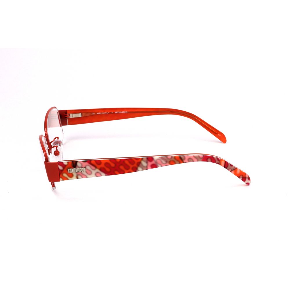 Emilio Pucci Orange Metal Frames