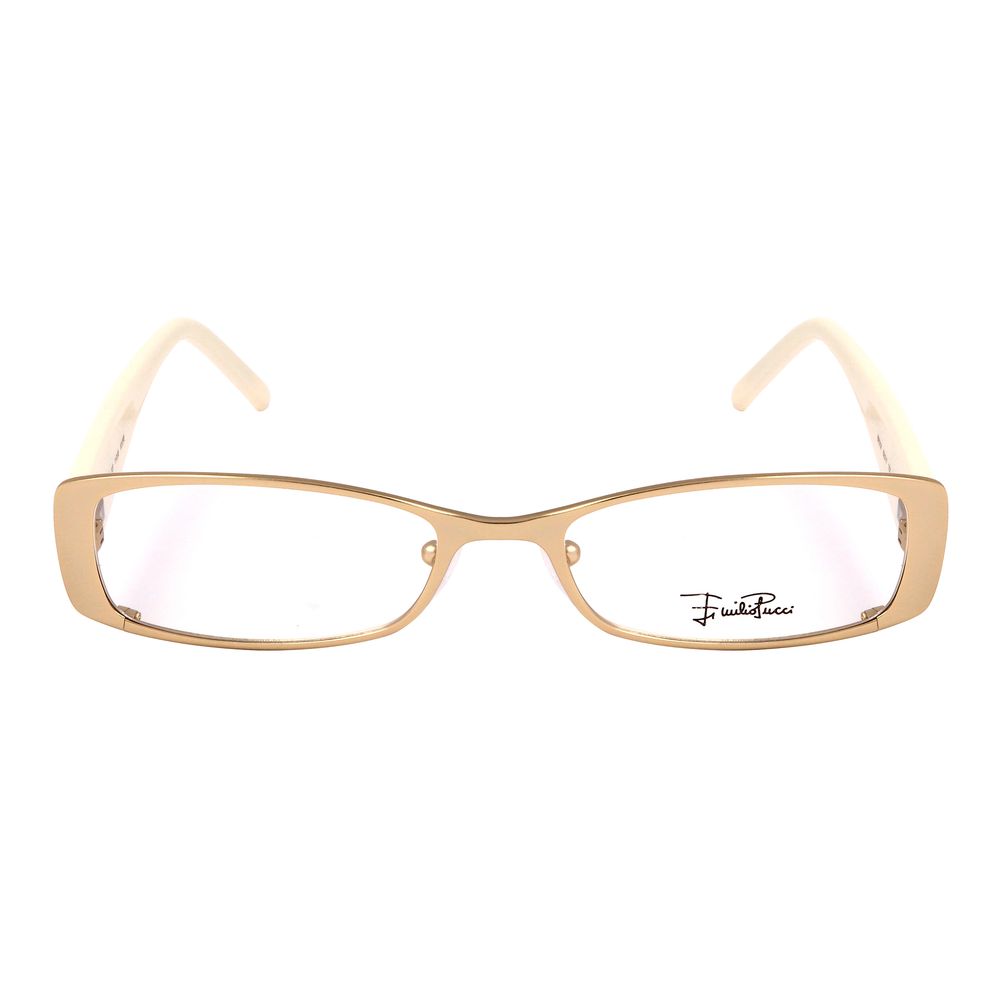 Emilio Pucci Gold Metal Frames