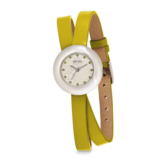 Folli Follie Yellow Leather Watch