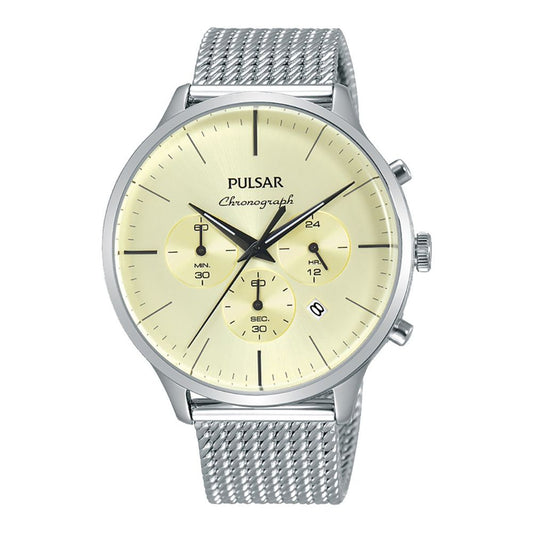 Pulsar Silver Steel Watch