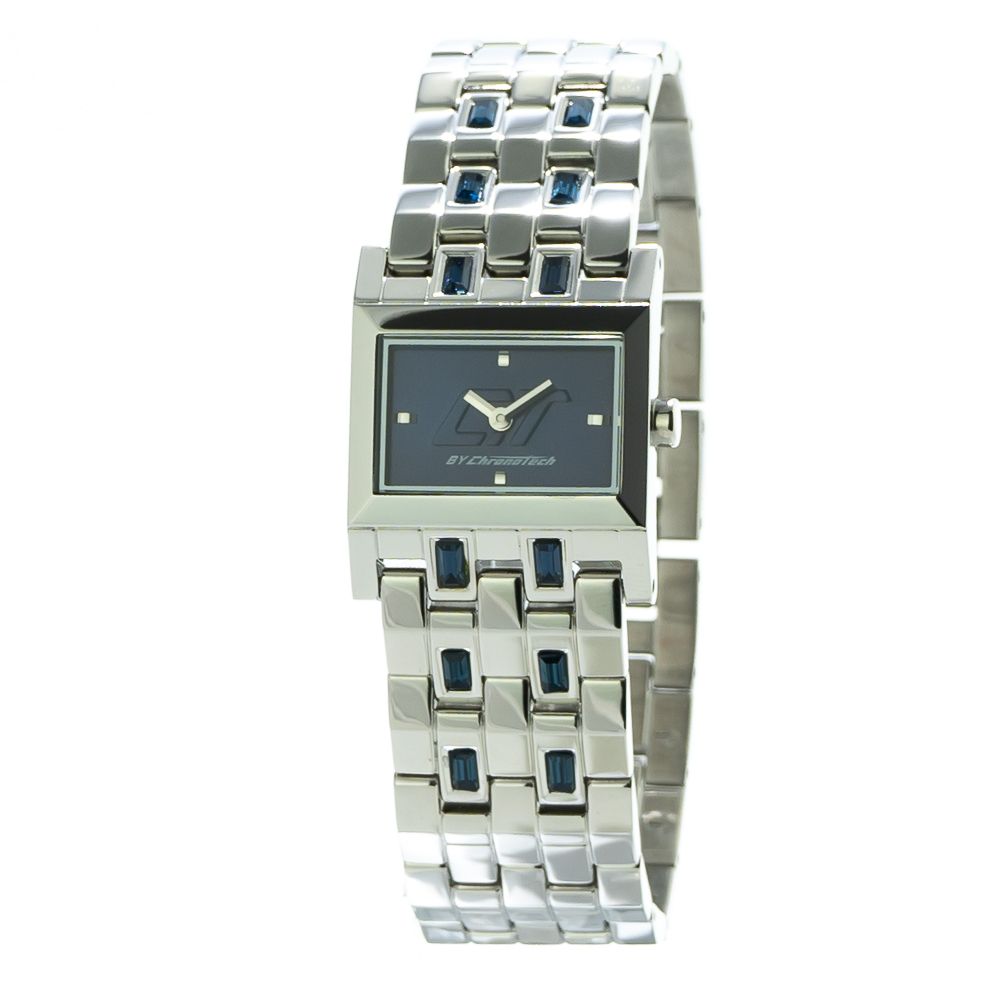 Chronotech Silver Steel Watch