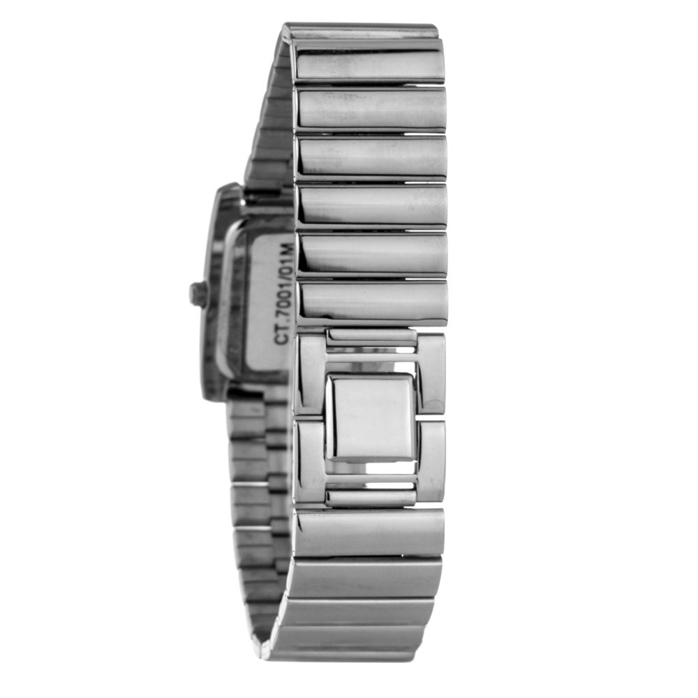 Chronotech Silver Steel Watch