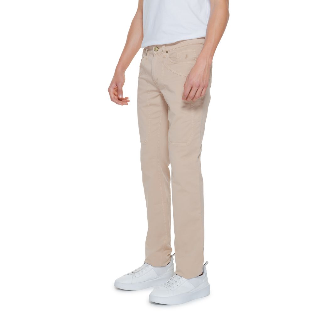 Jeckerson Beige Cotton Jeans & Pant