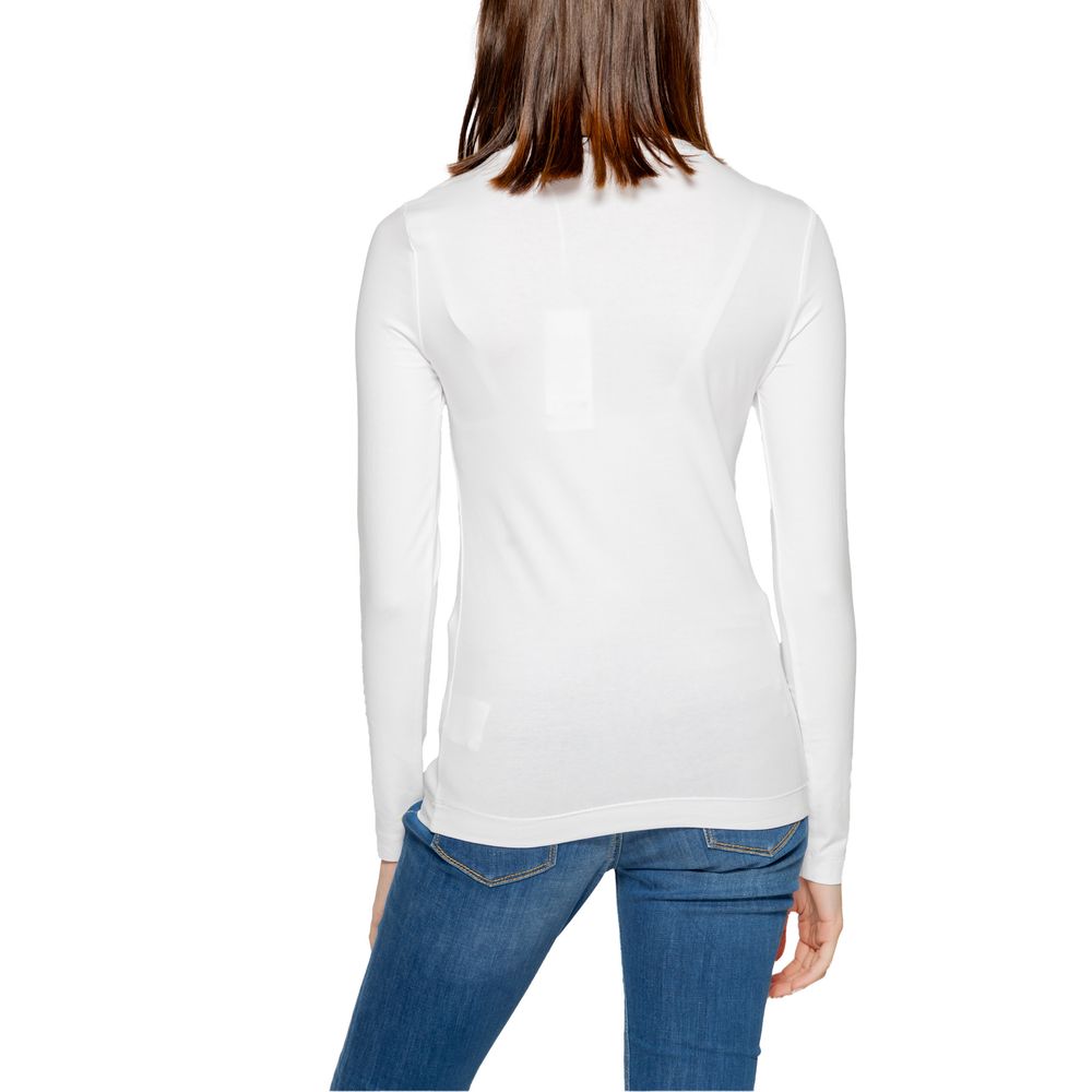 Guess White Cotton Tops & T-Shirt