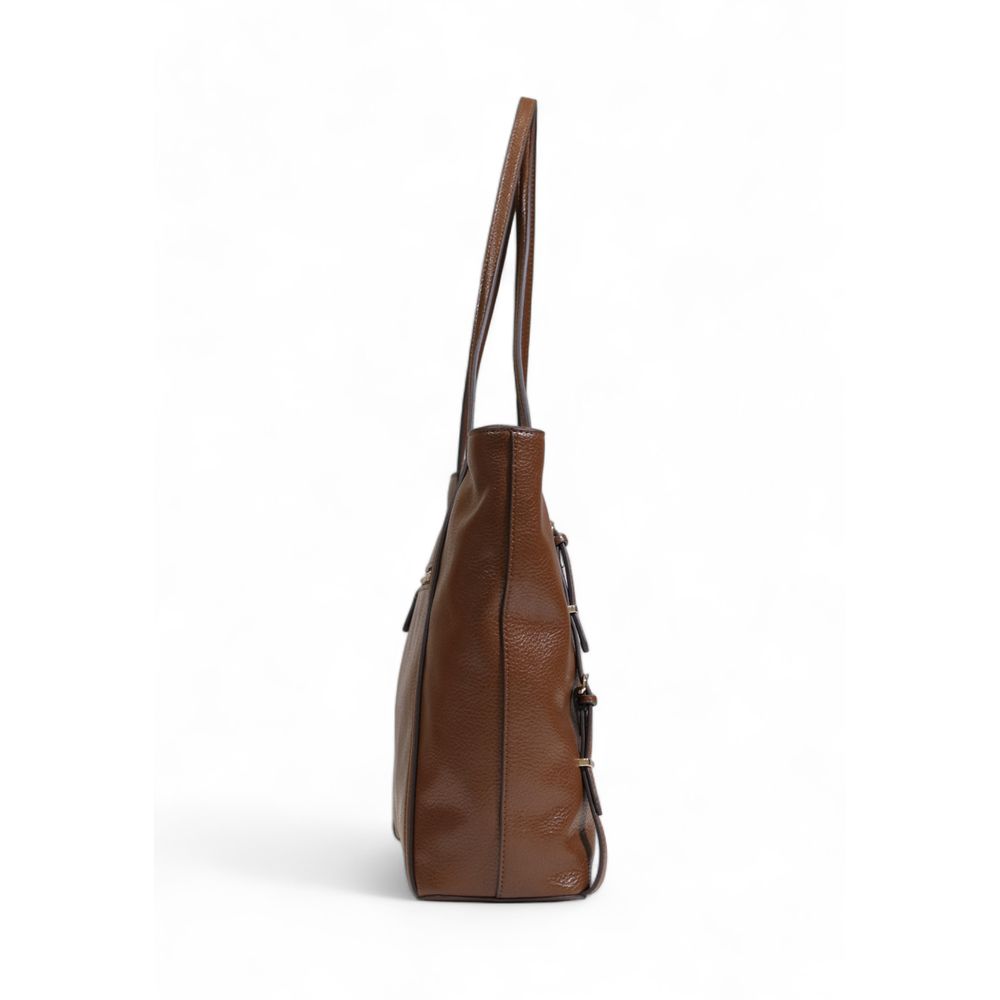 Guess Brown Polyethylene Handbag