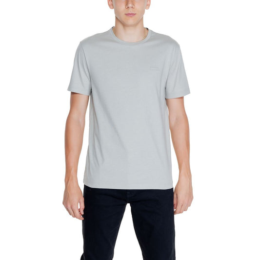 Calvin Klein – Graues Baumwoll-T-Shirt