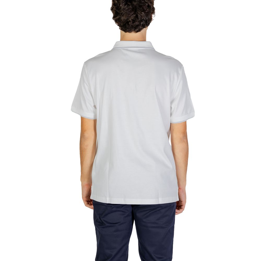 Calvin Klein Jeans – Weißes Poloshirt aus Baumwolle