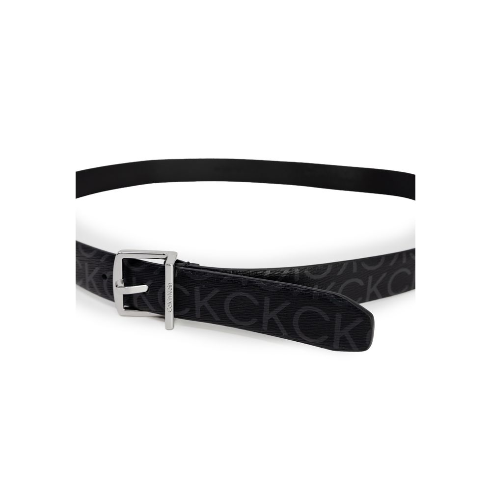 Calvin Klein Jeans Black Leather Belt