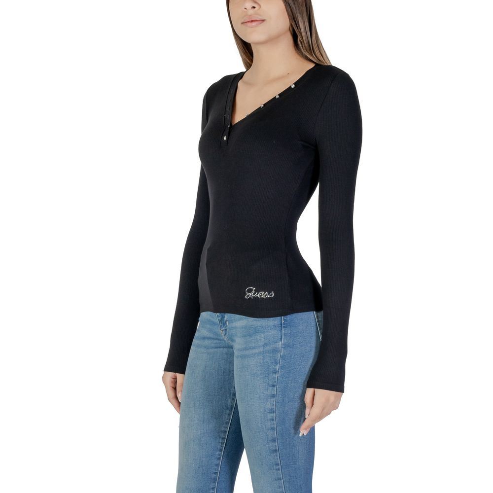 Guess Black Viscose Tops & T-Shirt