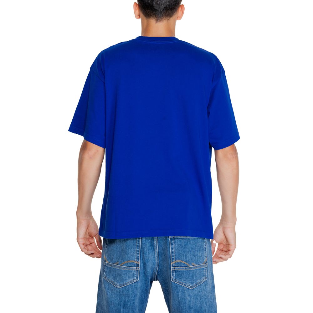 Replay – Blaues Baumwoll-T-Shirt