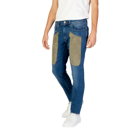 Jeckerson Blue Cotton Jeans & Pant