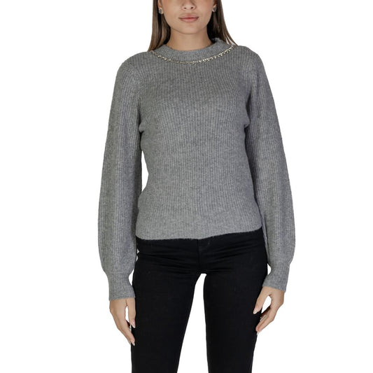 Only Gray Recycled Polyester Sweater