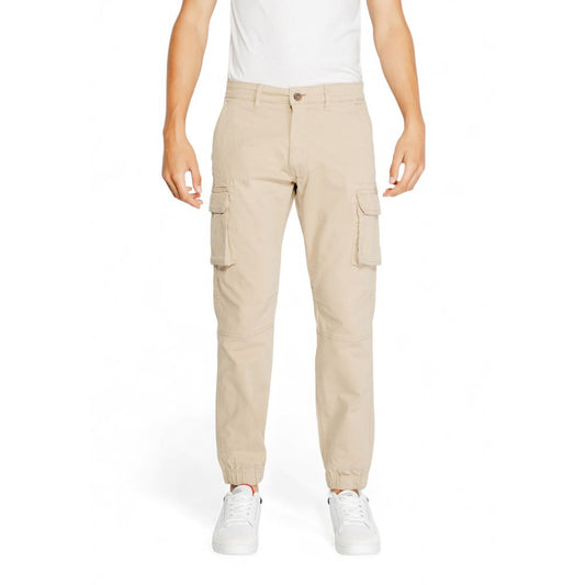 Gas Beige Cotton Jeans & Pant