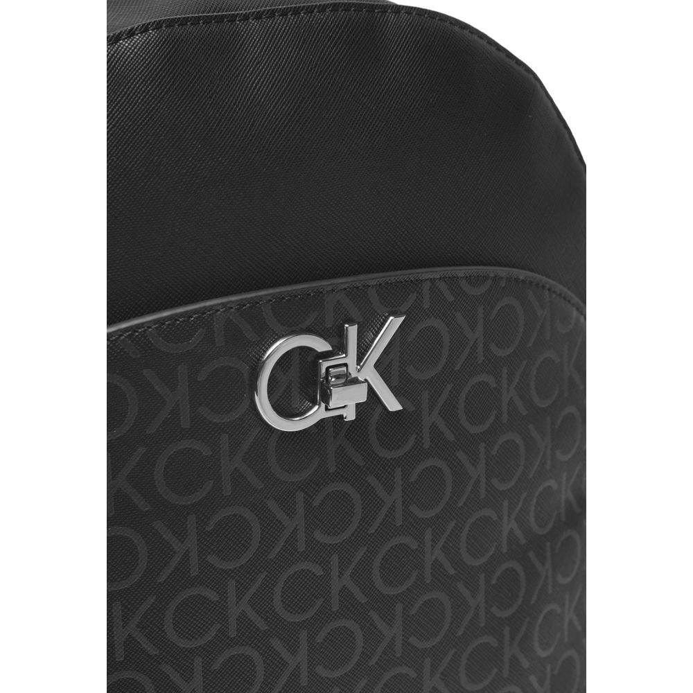 Calvin Klein Black Polyethylene Backpack