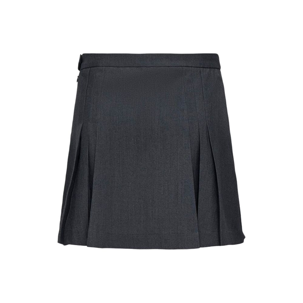 Only Gray Polyester Skirt