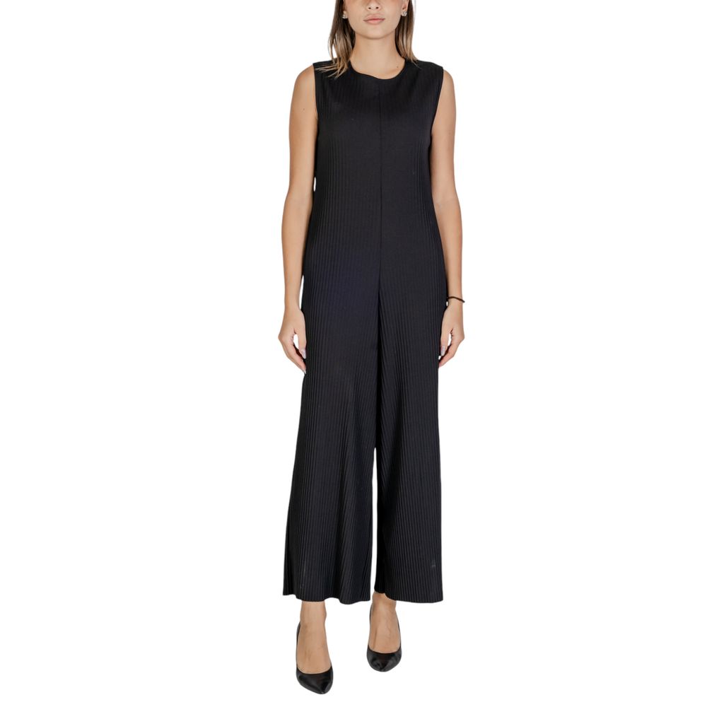 Sandro Ferrone Black Polyester Dress