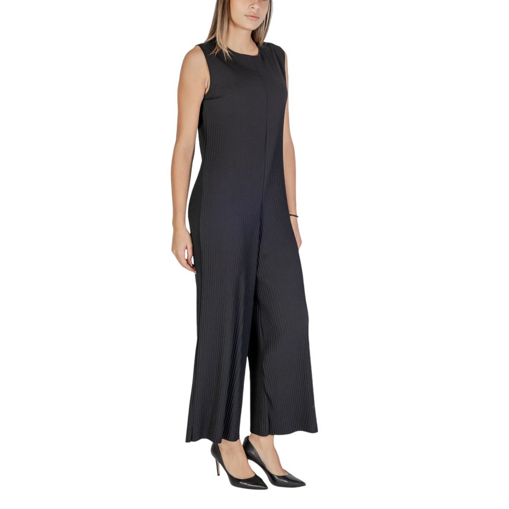 Sandro Ferrone Black Polyester Dress