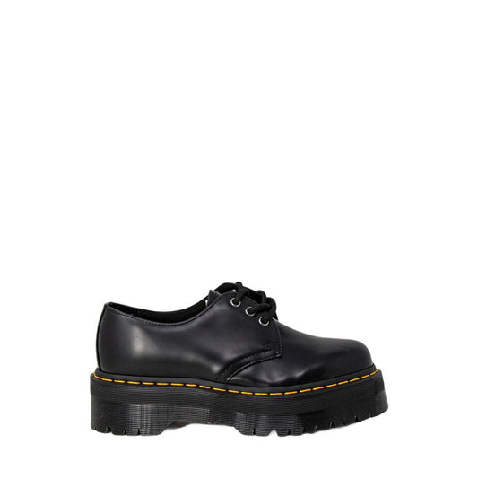 Dr. Martens Black Leather Flat